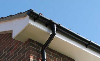 Picture of a gutter replacement in Sheffield, carried out by Roofers Sheffield